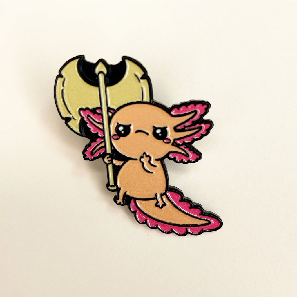 Axolotl Enamel Pin