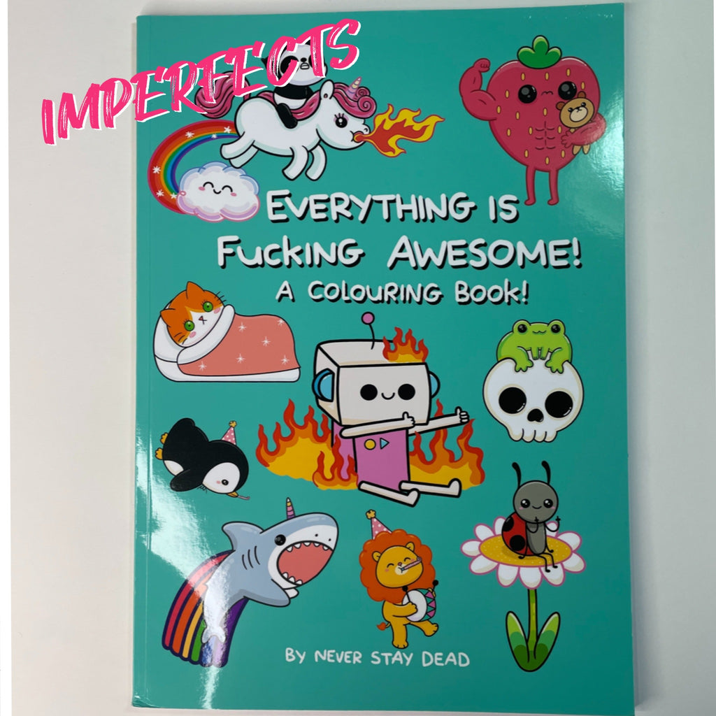 Imperfect ‘Awesome’ Colouring Book