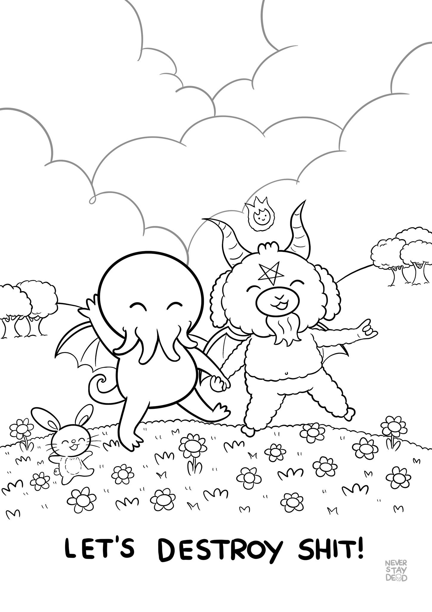 ‘Spooky’ Colouring Book